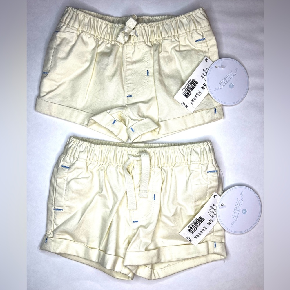 Girls Edgehill Collection Shorts x 2. Pockets. Well made Super cute Blend fabric